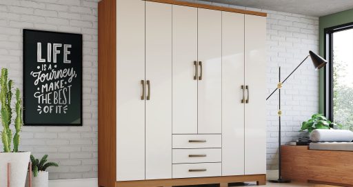 Guarda-roupa Caju 06 Portas